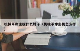 机械革命主板什么牌子（机械革命主机怎么样）