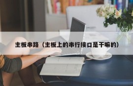 主板串路（主板上的串行接口是干嘛的）