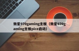 微星970gaming主板（微星970gaming主板pice启动）