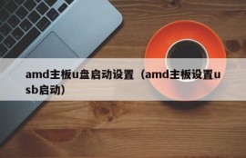 amd主板u盘启动设置（amd主板设置usb启动）