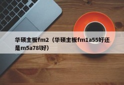 华硕主板fm2（华硕主板fm1a55好还是m5a78l好）