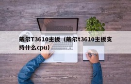 戴尔T3610主板（戴尔t3610主板支持什么cpu）