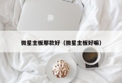 微星主板那款好（微星主板好嘛）