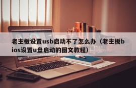 老主板设置usb启动不了怎么办（老主板bios设置u盘启动的图文教程）