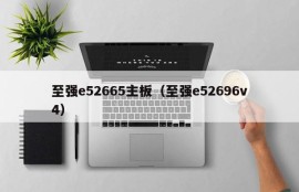 至强e52665主板（至强e52696v4）