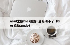 amd主板bios设置u盘启动不了（bios启动amdv）