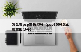 怎么看psp主板型号（psp3006怎么看主板型号）