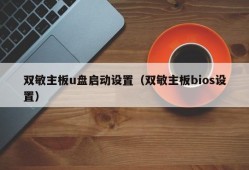 双敏主板u盘启动设置（双敏主板bios设置）