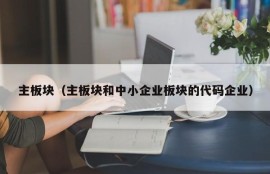 主板块（主板块和中小企业板块的代码企业）