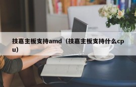 技嘉主板支持amd（技嘉主板支持什么cpu）