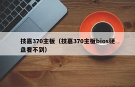 技嘉370主板（技嘉370主板bios硬盘看不到）